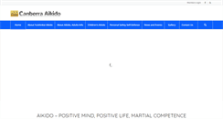 Desktop Screenshot of canberraaikido.com.au